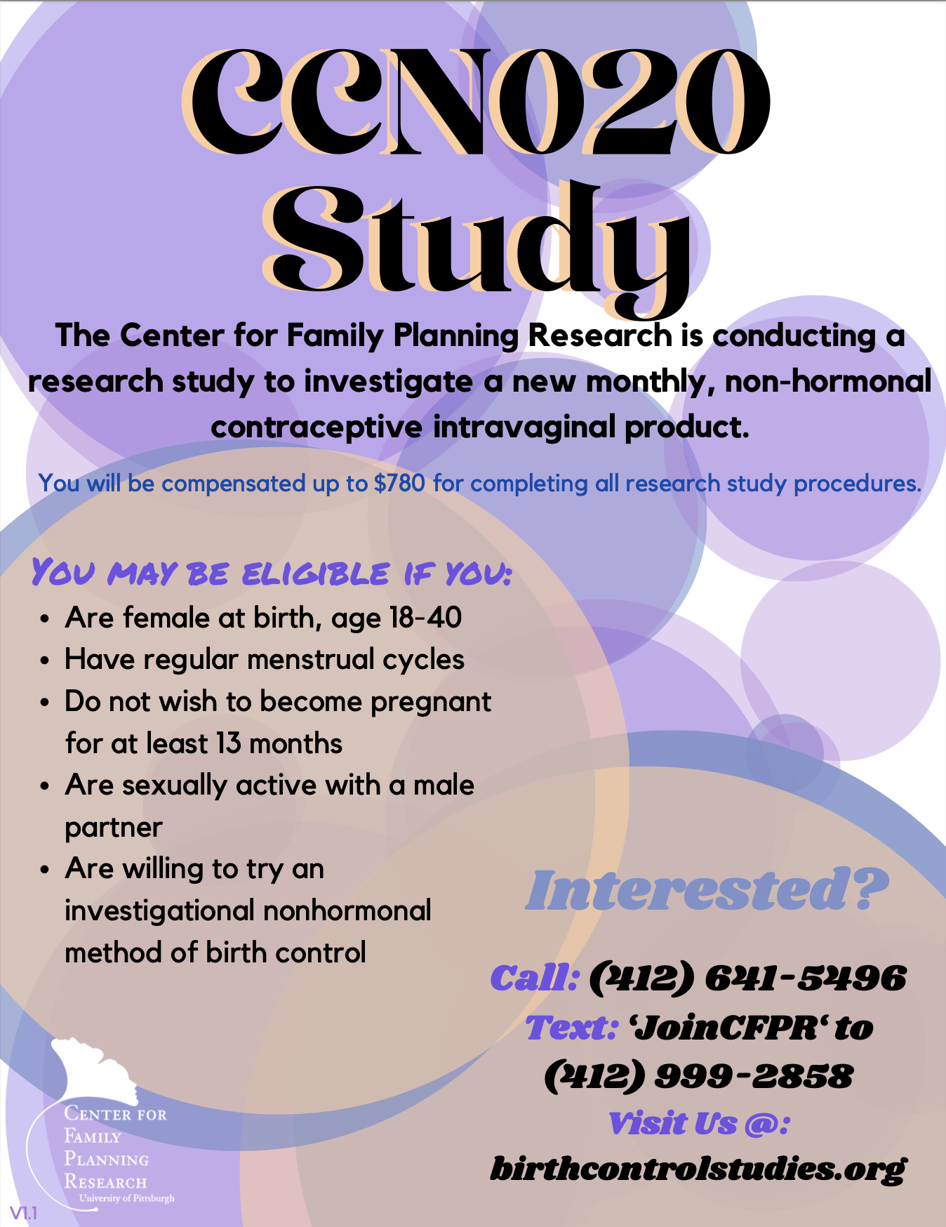 Center for Family Planning Research Recruitment
