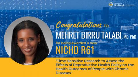 Congratulations to Dr. Mehret Birru Talabi! 