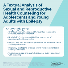 A retrospective textual analysis of sexual and reproductive health counseling for adolescent and young adult people with epilepsy of gestational capacity